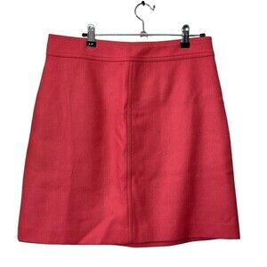 J.Crew NWT Princess Mini Skirt Women’s Size 10 Double-Serge Wool Back Zip